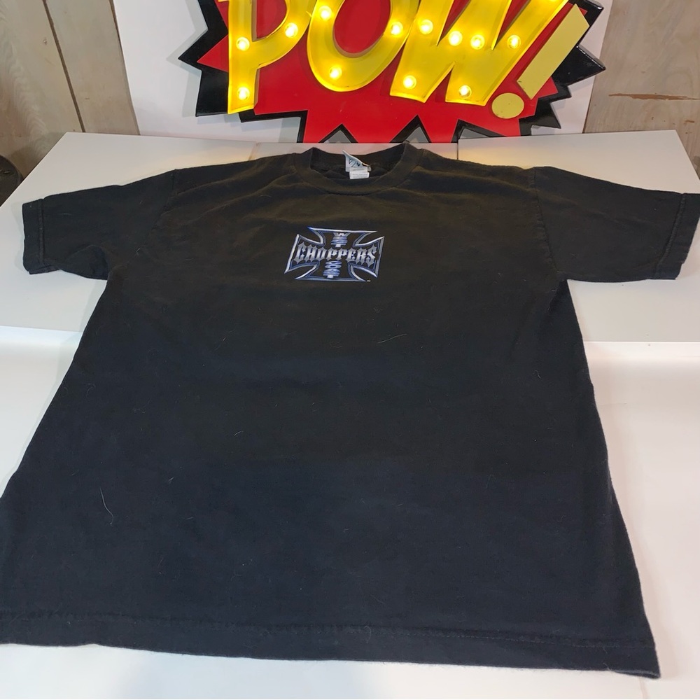 Vintage West Coast Choppers Shirt Men L Jesse James Y2K Biker Motorcycles CA
